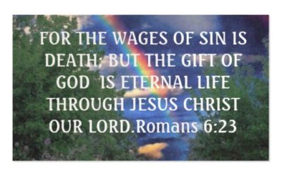 Der Lohn der Sünde ist der Tod