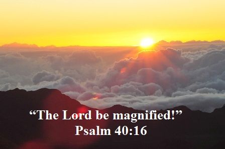 Magnify the LORD and Minimize Your Problem