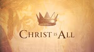 Everything is summed up, fulfilled and completed in Christ