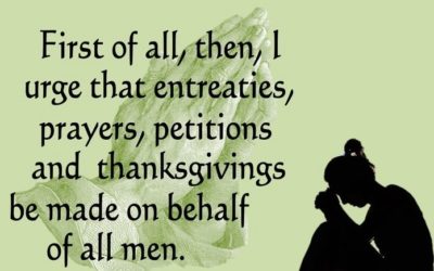 Witnessing Effectively for God in the World – Life Lesson No. 3: Pray First