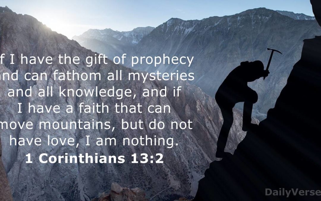 Prophesy! And bring new life- Life Lesson No. 4: Prophecy is founded on wisdom, walked out in love
