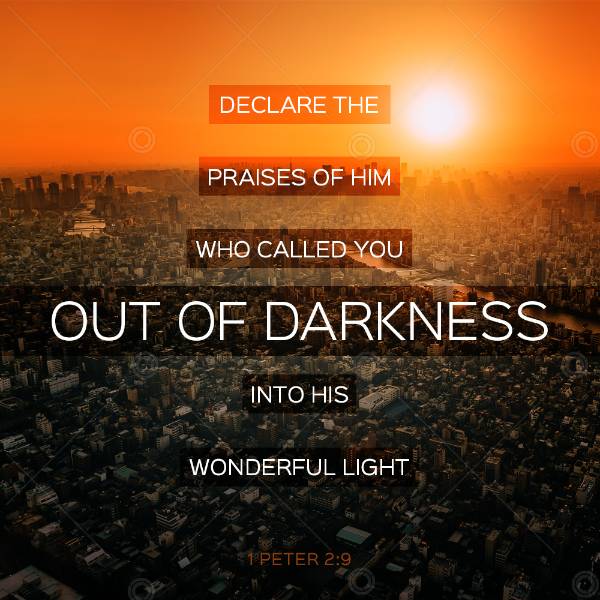 Forget the Darkness – Walk in the Light – Life Lesson No. 1: Plunged into Darkness